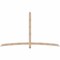 Ekena Millwork Bellingham Smooth Timber Gable Bracket, Douglas Fir, 96"W x 56"H x 1 1/2"D x 3 1/2"F, 14/12 Pitch GBW096X56X0204BEL00SDF - alternate 1